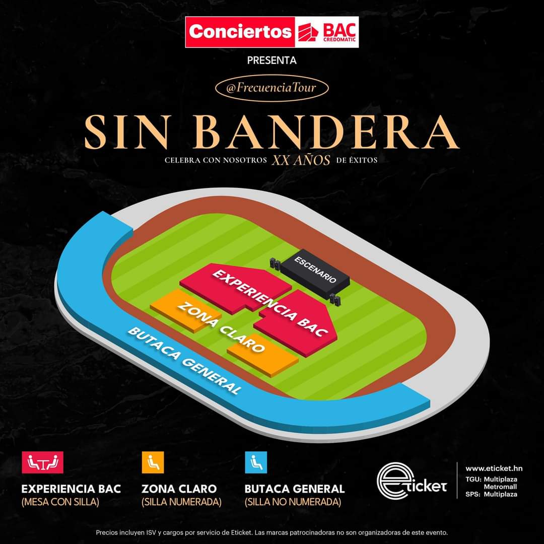 Conciertos BAC Credomatic presenta Sin Bandera, «Frecuencia Tour